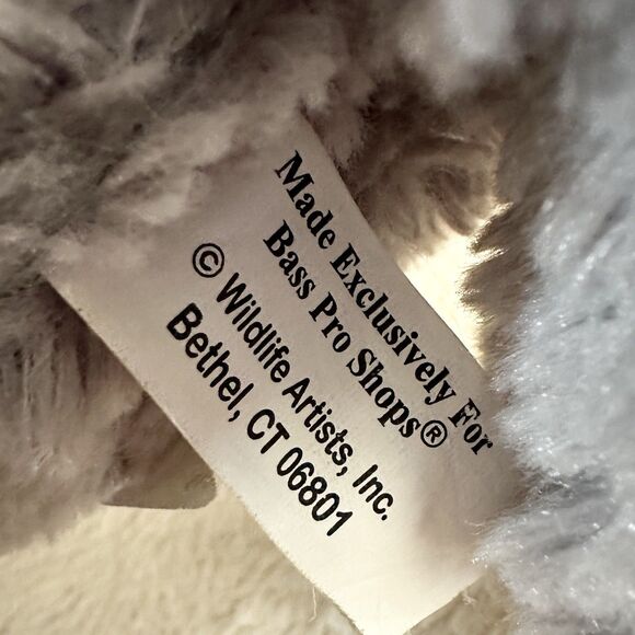 Bass Pro Shop Wildlife Artists Grey Wolf Plush Floppy Toy Realistic Stuffed - Picture 5 of 6